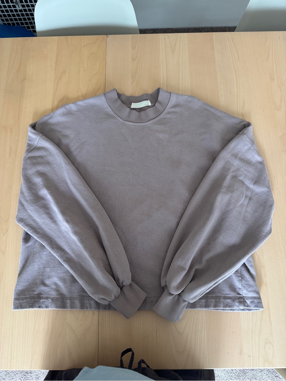 Back Beat Co. Women’s Crewneck Sweatshirt in Mauve Taupe